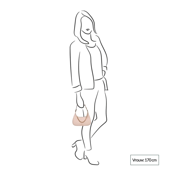 Michael Kors Piper Pouchette Soft Pink 2 Michael Kors Piper Pouchette Soft Pink - Afbeelding 2