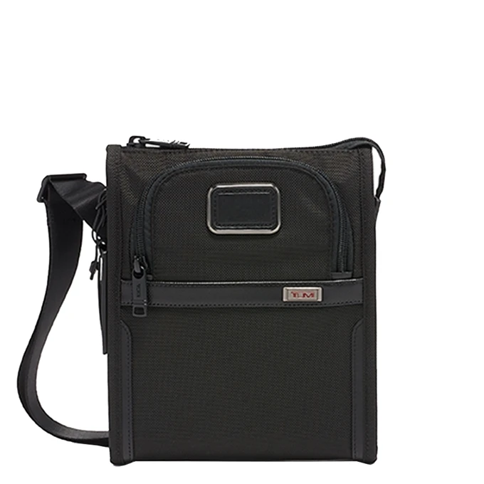 Tumi Alpha Pocket Bag Small Black 1 Tumi Alpha Pocket Bag Small Black