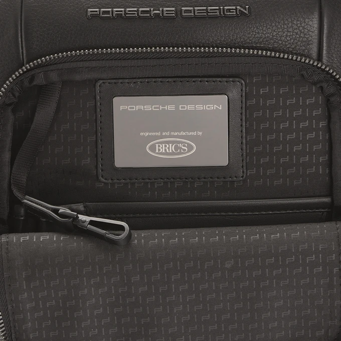 Porsche Design Roadster Leather Shoulderbag S Black 4 Porsche Design Roadster Leather Shoulderbag S Black - Afbeelding 4