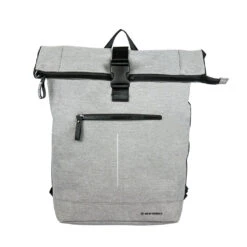 New Rebels ® Boyan Hickory Rolltop Backbag Recyled Nylon Grijs -Trendy Tassenwinkel new rebels boyan hickory rolltop backbag recyled n 5