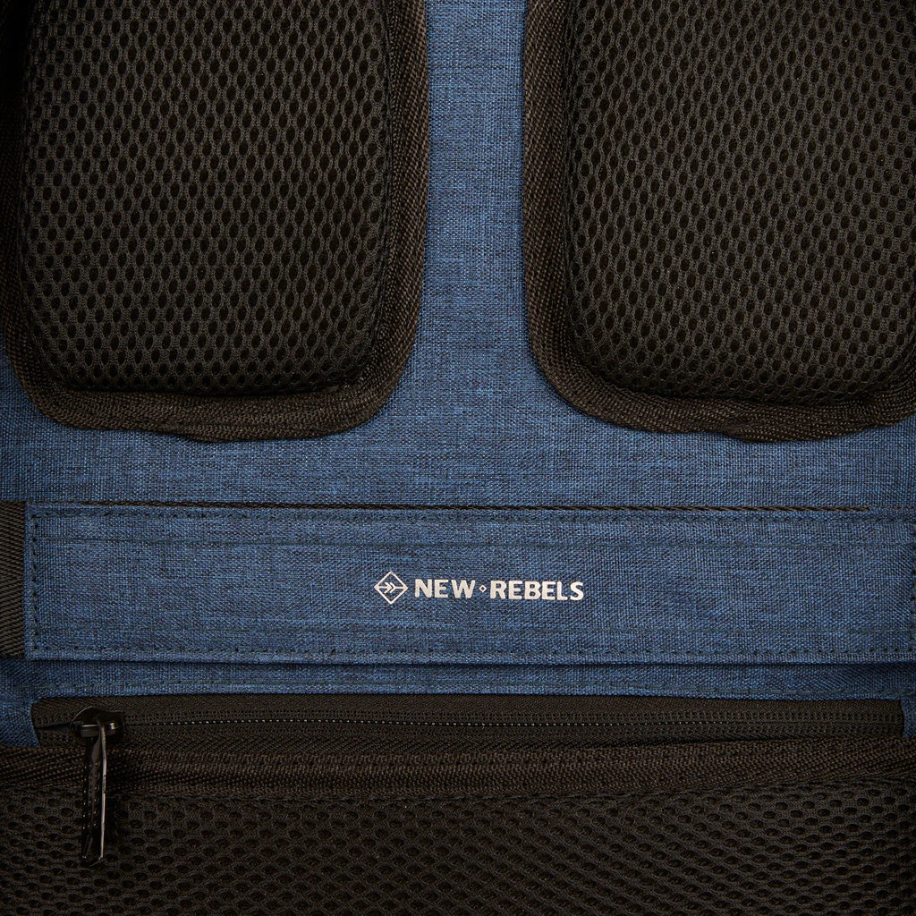 New Rebels ® BoyanRolltop - Rugtas - Rugzak - 19 Liter - Navy Blue 4 New Rebels ® BoyanRolltop - Rugtas - Rugzak - 19 Liter - Navy Blue - Afbeelding 4