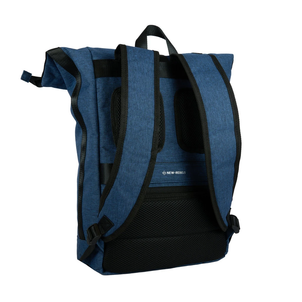 New Rebels ® BoyanRolltop - Rugtas - Rugzak - 19 Liter - Navy Blue 1 New Rebels ® BoyanRolltop - Rugtas - Rugzak - 19 Liter - Navy Blue