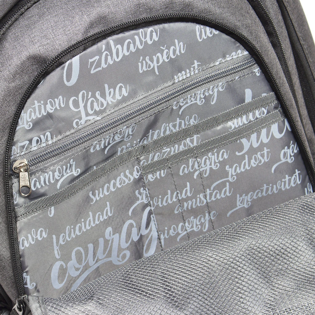 New Rebels ® BTS 4 Schooltas Met Laptopvak Grijs 4 New Rebels ® BTS 4 Schooltas Met Laptopvak Grijs - Afbeelding 4