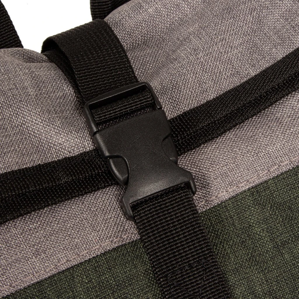 New Rebels ® Creek Roll Top Rugzak Dark Green/Anthracite VII | Rugtas 4 New Rebels ® Creek Roll Top Rugzak Dark Green/Anthracite VII | Rugtas - Afbeelding 4