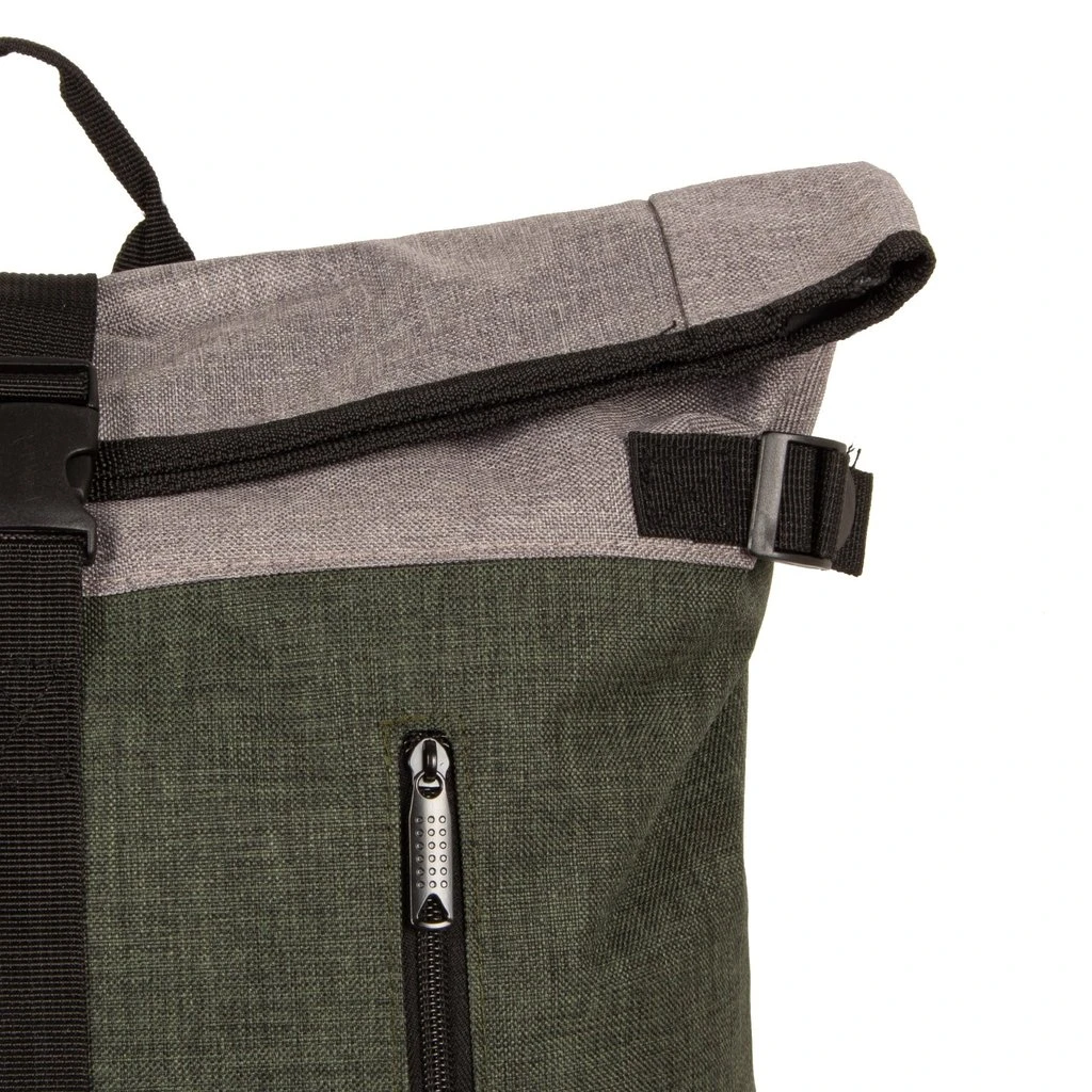 New Rebels ® Creek Roll Top Rugzak Dark Green/Anthracite VII | Rugtas 5 New Rebels ® Creek Roll Top Rugzak Dark Green/Anthracite VII | Rugtas - Afbeelding 5
