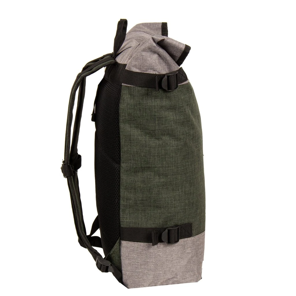 New Rebels ® Creek Roll Top Rugzak Dark Green/Anthracite VII | Rugtas 1 New Rebels ® Creek Roll Top Rugzak Dark Green/Anthracite VII | Rugtas