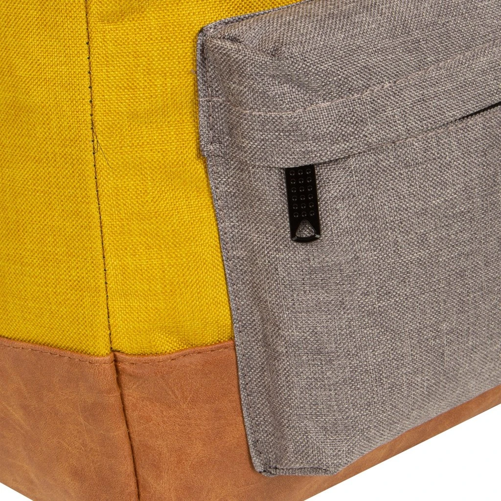 New Rebels ® Creek - Rugzak - Rugtas - 16L - Nylon - Oker Antraciet 4 New Rebels ® Creek - Rugzak - Rugtas - 16L - Nylon - Oker Antraciet - Afbeelding 4