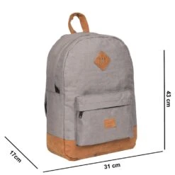 New Rebels ® Heaven - Rugzak - 22L - Polyester - Antraciet -Trendy Tassenwinkel new rebels heaven rugzak 22l polyester antraciet 4