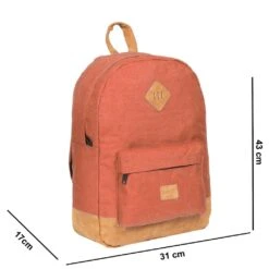 New Rebels ® Heaven - Rugzak - 22L - Polyester - Oranje -Trendy Tassenwinkel new rebels heaven rugzak 22l polyester oranje 4