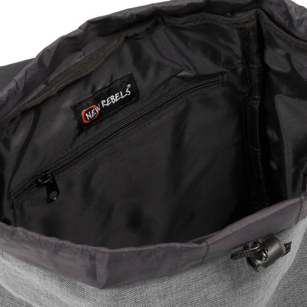 New Rebels ® Heaven - Rugzak - Gevoerd - Polyester - Antraciet 6 New Rebels ® Heaven - Rugzak - Gevoerd - Polyester - Antraciet - Afbeelding 6