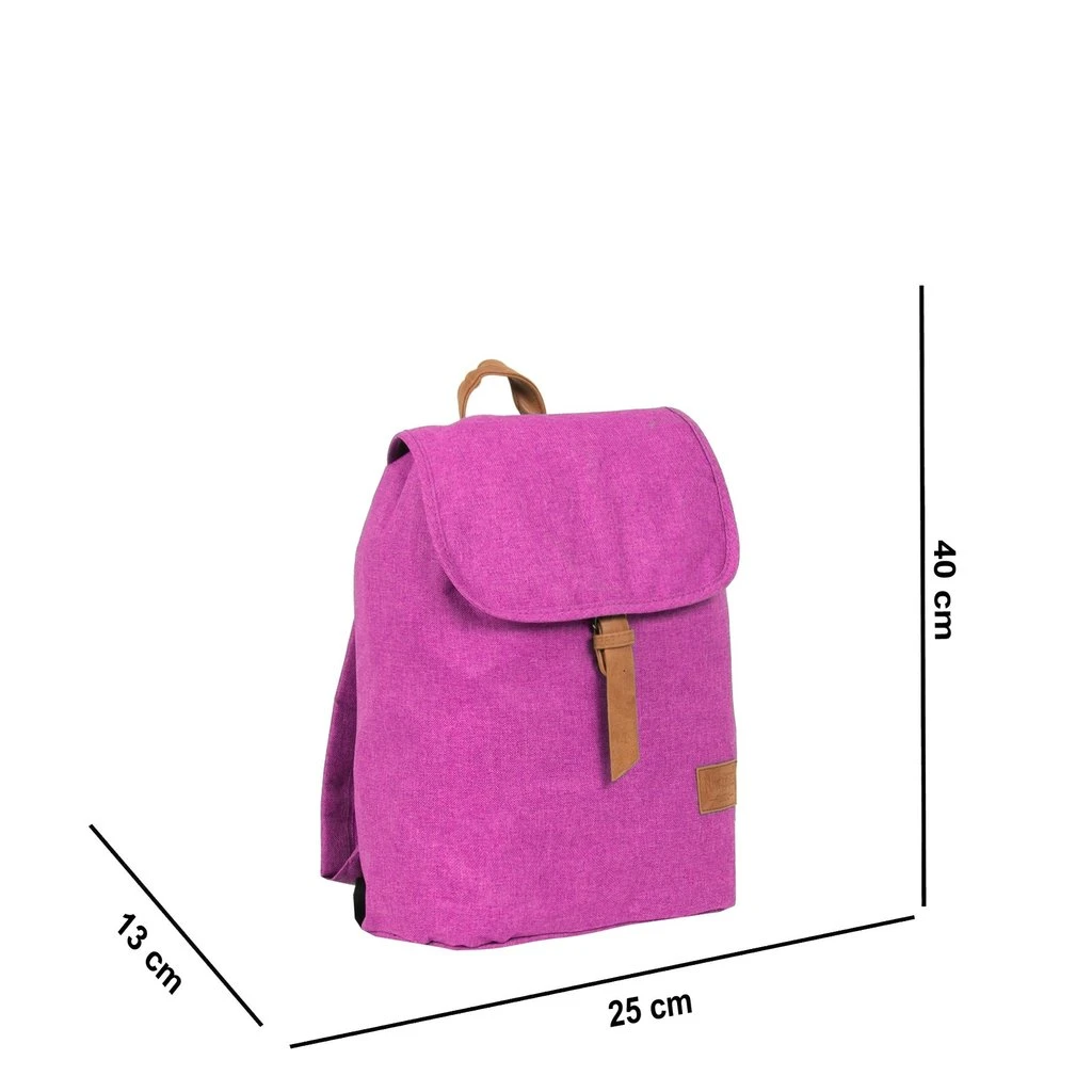 New Rebels ® Heaven - Rugzak - Gevoerd - Polyester - Fuchsia 9 New Rebels ® Heaven - Rugzak - Gevoerd - Polyester - Fuchsia - Afbeelding 9