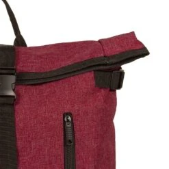 New Rebels ® Heaven Urban Transport - Rugzak -Rugtas - Laptopvak - Polyester - Burgundy -Trendy Tassenwinkel new rebels heaven urban transport rugzak rugtas la 40