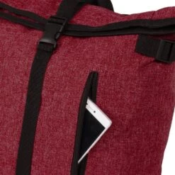 New Rebels ® Heaven Urban Transport - Rugzak -Rugtas - Laptopvak - Polyester - Burgundy -Trendy Tassenwinkel new rebels heaven urban transport rugzak rugtas la 44