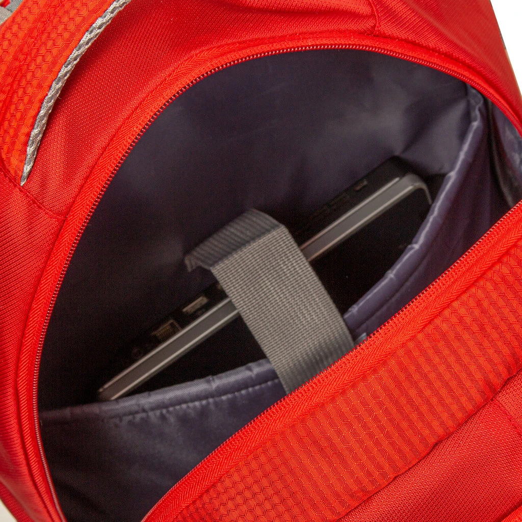 New Rebels ® Kinley - Rugtas - Schooltas - Vrijetijdstas - 48 Liter - Nylon - Rood 2 New Rebels ® Kinley - Rugtas - Schooltas - Vrijetijdstas - 48 Liter - Nylon - Rood - Afbeelding 2