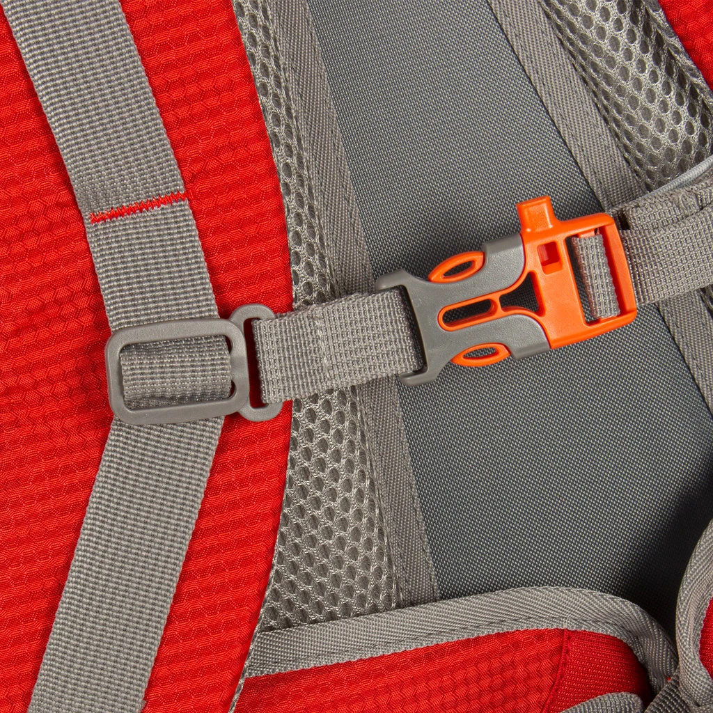 New Rebels ® Kinley - Rugtas - Schooltas - Vrijetijdstas - 48 Liter - Nylon - Rood 4 New Rebels ® Kinley - Rugtas - Schooltas - Vrijetijdstas - 48 Liter - Nylon - Rood - Afbeelding 4