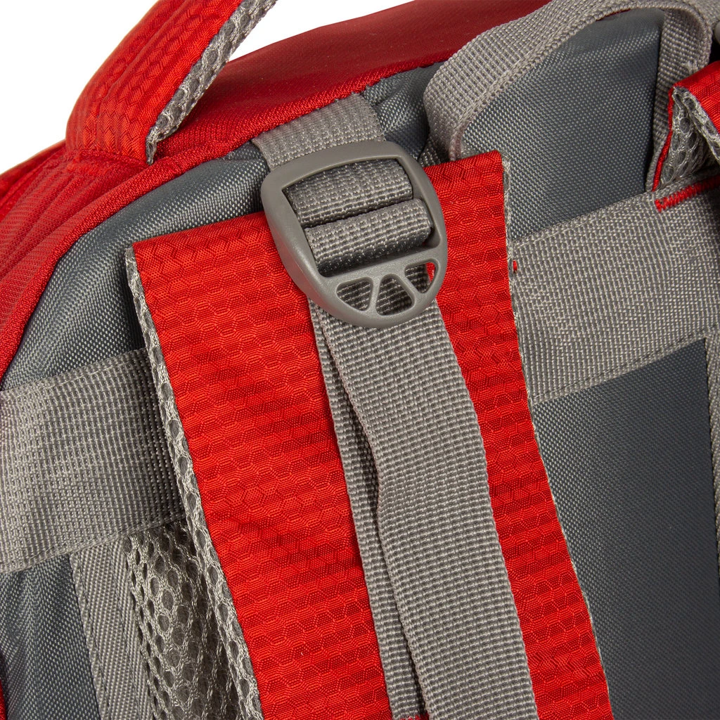 New Rebels ® Kinley - Rugtas - Schooltas - Vrijetijdstas - 48 Liter - Nylon - Rood 5 New Rebels ® Kinley - Rugtas - Schooltas - Vrijetijdstas - 48 Liter - Nylon - Rood - Afbeelding 5