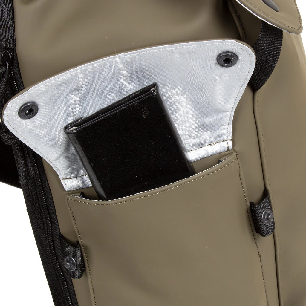 New Rebels ® Mart - PU - Laptop - Rugtas - Rugzak - Waterafstotend - Olijf 5 New Rebels ® Mart - PU - Laptop - Rugtas - Rugzak - Waterafstotend - Olijf - Afbeelding 5