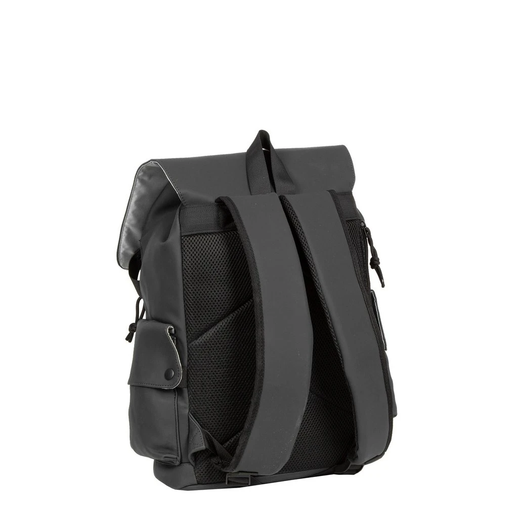 New Rebels ® Mart - PU - Laptop - Rugtas - Rugzak - Waterafstotend - Zwart 2 New Rebels ® Mart - PU - Laptop - Rugtas - Rugzak - Waterafstotend - Zwart - Afbeelding 2