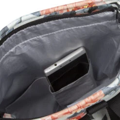 New Rebels ® Mart Rolltop - Mini Rugtas- Waterafstotend Tas- Small II -Rugzak - Flower Flora Light -Trendy Tassenwinkel new rebels mart rolltop mini rugtas waterafstotend 3