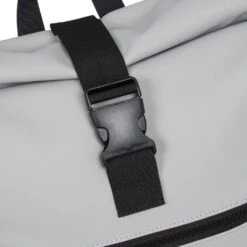 New Rebels ® Mart - Rolltop - Rugtas - Waterafstotend - Licht Grijs- Large II - Rugzak -Trendy Tassenwinkel new rebels mart rolltop rugtas waterafstotend lich 3