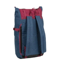 New Rebels ® Morris Big Roll Top Rugzak Navy 2Tone 16L 27X15X47CM -Trendy Tassenwinkel new rebels morris big roll top rugzak navy 2tone 1 2