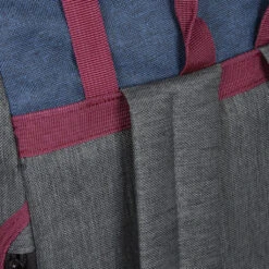 New Rebels ® Morris Big Roll Top Rugzak Navy 2Tone 16L 27X15X47CM -Trendy Tassenwinkel new rebels morris big roll top rugzak navy 2tone 1 4