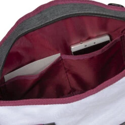 New Rebels ® Morris Big Roll Top Rugzak White 2Tone 16L 27X15X47CM -Trendy Tassenwinkel new rebels morris big roll top rugzak white 2tone 2