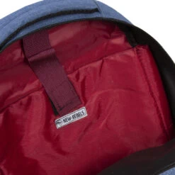 New Rebels ® Morris Rugtas Met 3 Vakken Soft Blue 2 Tone 31X19X46CM -Trendy Tassenwinkel new rebels morris rugtas met 3 vakken soft blue 2 2