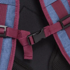 New Rebels ® Morris Rugtas Met 3 Vakken Soft Blue 2 Tone 31X19X46CM -Trendy Tassenwinkel new rebels morris rugtas met 3 vakken soft blue 2 4