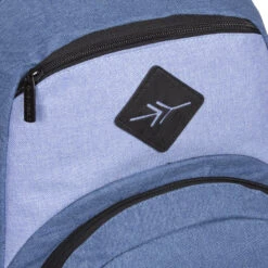 New Rebels ® Morris Rugtas Met 3 Vakken Soft Blue 2 Tone 31X19X46CM -Trendy Tassenwinkel new rebels morris rugtas met 3 vakken soft blue 2 7