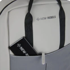 New Rebels Bowie Cape Coral Licht Grijs 15L Rugzak Reflectie Waterafstotend Laptop 13.3 -Trendy Tassenwinkel new rebels new rebels bowie cape coral licht grijs 3