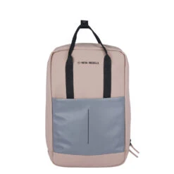 New Rebels Bowie Cape Coral Oud Roze 15L Rugzak Reflectie Waterafstotend Laptop 13.3 -Trendy Tassenwinkel new rebels new rebels bowie cape coral oud roze 15 4