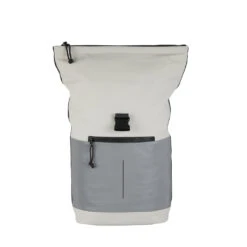 New Rebels Bowie New York Light Grijs 16L Rugzak Rolltop Reflectie Waterafstotend Laptop 15.6 -Trendy Tassenwinkel new rebels new rebels bowie new york light grijs 1 4