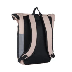 New Rebels Bowie New York Oud Roze 16L Rugzak Rolltop Waterafstotend Laptop 15.6