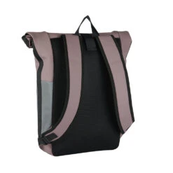 New Rebels Bowie New York Paars 16L Rugzak Rolltop Reflectie Waterafstotend Laptop 15.6