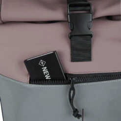 New Rebels Bowie New York Paars 16L Rugzak Rolltop Reflectie Waterafstotend Laptop 15.6 -Trendy Tassenwinkel new rebels new rebels bowie new york paars 16l rug 3