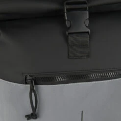 New Rebels Bowie New York Zwart 16L Rugzak Rolltop Reflectie Waterafstotend Laptop 15.6 -Trendy Tassenwinkel new rebels new rebels bowie new york zwart 16l rug 3