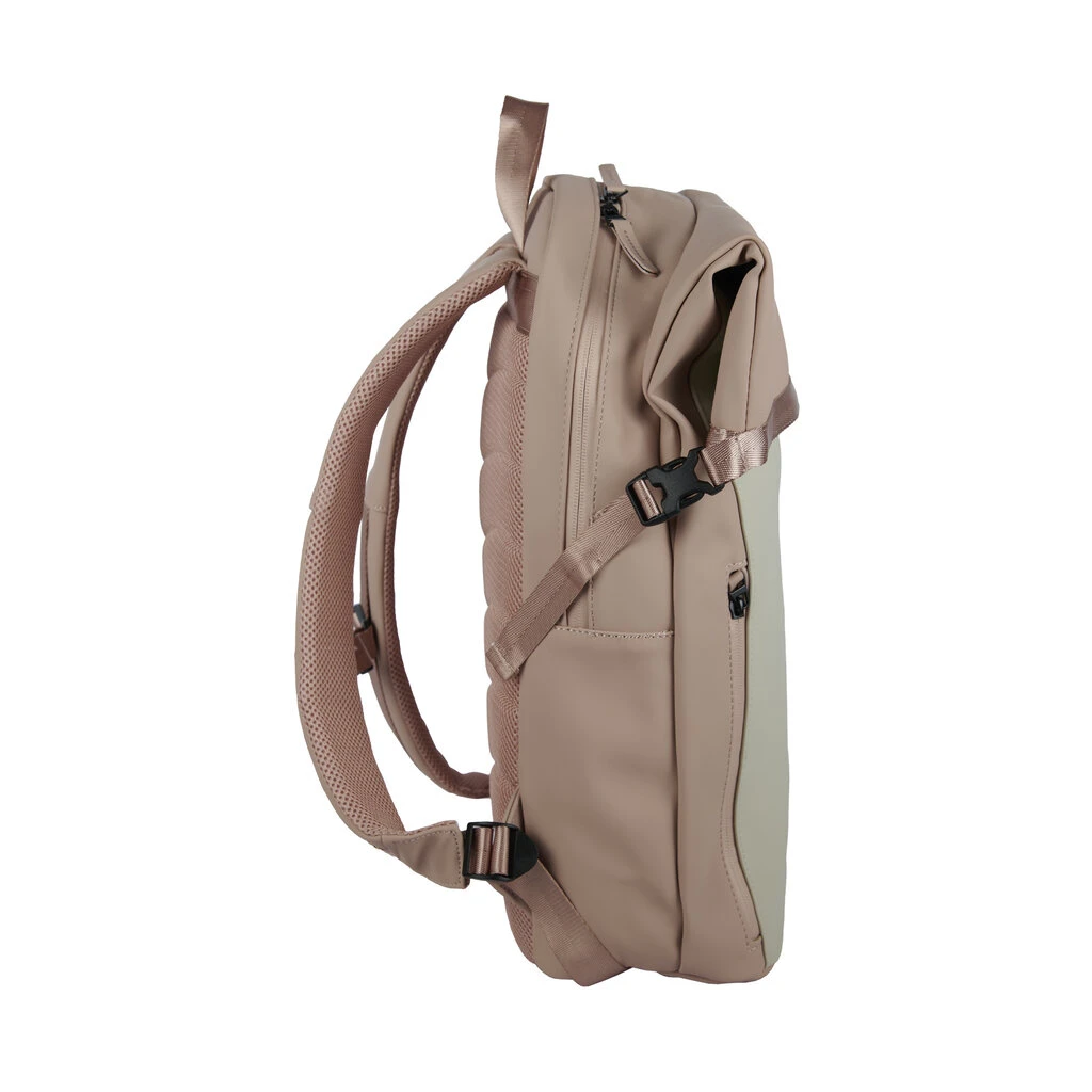 New Rebels Julan Eugene Rugzak 12L Oud Roze Waterafstotend 2 New Rebels Julan Eugene Rugzak 12L Oud Roze Waterafstotend - Afbeelding 2