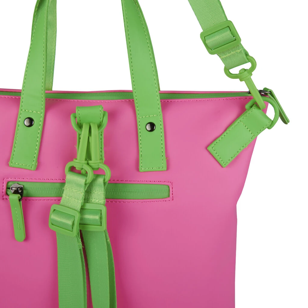 New Rebels ® Matteo Trenton - Rugzak - Shopper - Waterafstotend - Pink Neon 5 New Rebels ® Matteo Trenton - Rugzak - Shopper - Waterafstotend - Pink Neon - Afbeelding 5