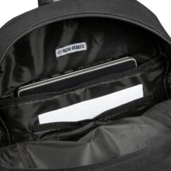 New Rebels ® Solar - Rugzak - 16L - Polyester - Zwart -Trendy Tassenwinkel new rebels solar rugzak 16l polyester zwart 4