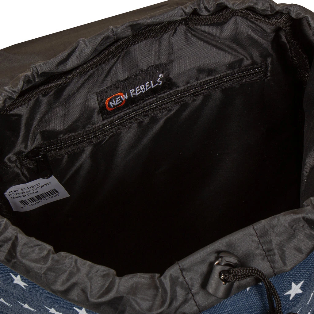 New Rebels ® Star Small Flap Rugtas Shadow Blue 4 New Rebels ® Star Small Flap Rugtas Shadow Blue - Afbeelding 4