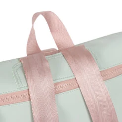 New Rebels ® Tim RolltopRugtas Small Pink/Mint -Trendy Tassenwinkel new rebels tim rolltop rugtas small pink mint 6