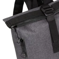 New Rebels ® Vepo - Rolltop - Regenbestendig- Watersport -Rugtas7L - Waterproof- Small - Rugzak Grijs -Trendy Tassenwinkel new rebels vepo rolltop regenbestendig watersport 4