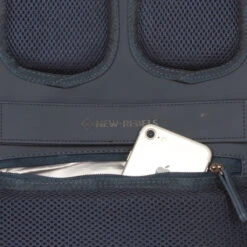 New Rebels ® William -Rolltop - Rugzak - Donkerblauw - 17L-Waterafstotende Rugtas -Trendy Tassenwinkel new rebels william rolltop rugzak donkerblauw 17l 2