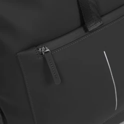 New Rebels ® William - Rolltop - Rugzak - Zwart 16L- Waterafstotende Rugtas -Trendy Tassenwinkel new rebels william rolltop rugzak zwart 16l watera 3