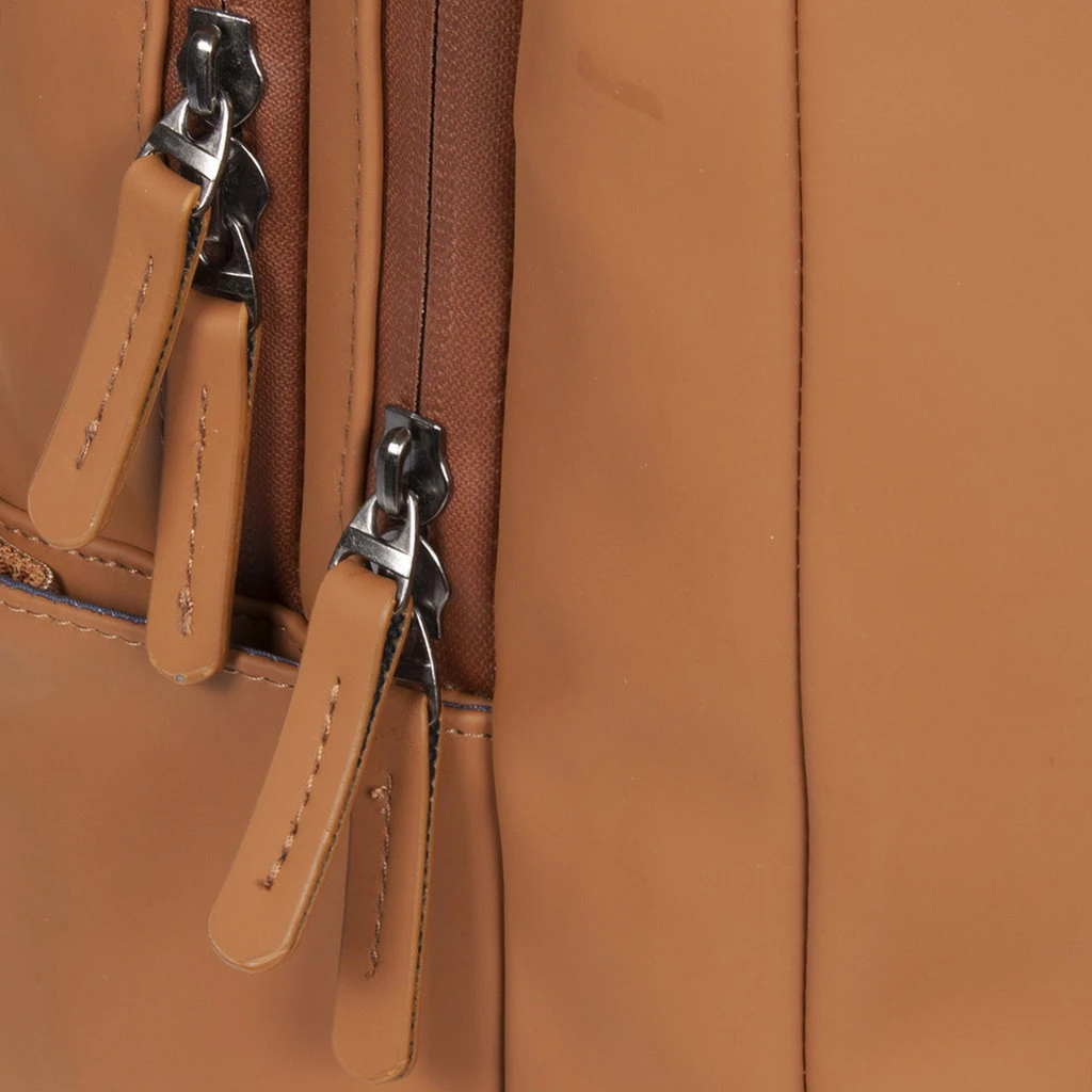 New Rebels ® William - Schooltas - Rugzak - Cognac - 20L-Waterafstotende Rugtas 5 New Rebels ® William - Schooltas - Rugzak - Cognac - 20L-Waterafstotende Rugtas - Afbeelding 5