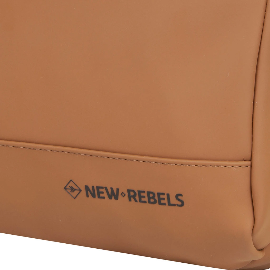 New Rebels ® William - Schooltas - Rugzak - Cognac - 20L-Waterafstotende Rugtas 6 New Rebels ® William - Schooltas - Rugzak - Cognac - 20L-Waterafstotende Rugtas - Afbeelding 6