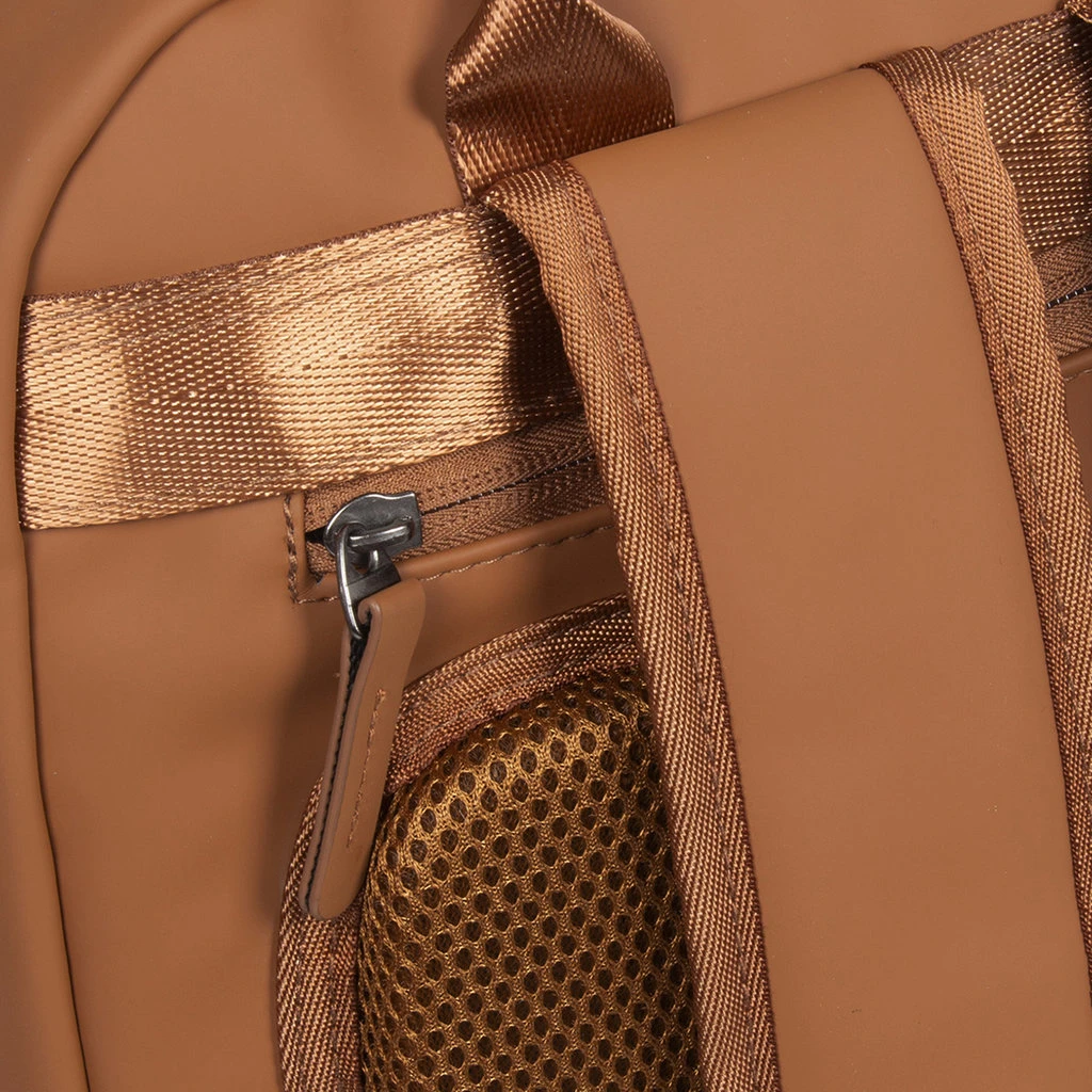New Rebels ® William - Schooltas - Rugzak - Cognac - 20L-Waterafstotende Rugtas 8 New Rebels ® William - Schooltas - Rugzak - Cognac - 20L-Waterafstotende Rugtas - Afbeelding 8